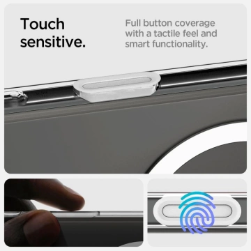 Etui Spigen Ultra Hybrid „T“ Mag Magsafe iPhone 16 Pro Max Weiß