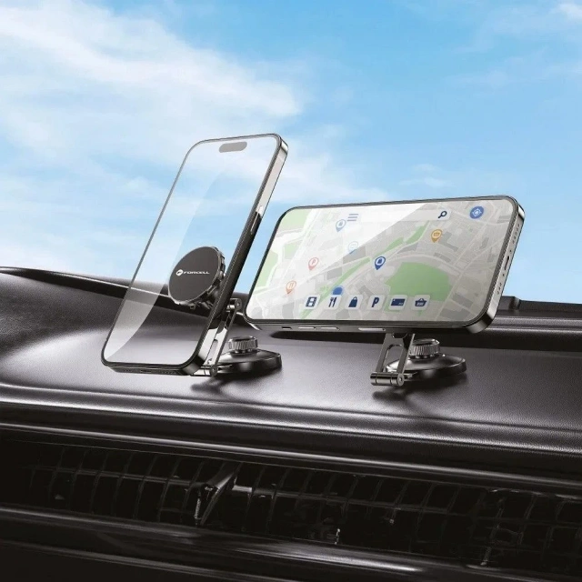 Uchwyt Samochodowy Forcell Magnetyczny Metalowy 3w1 IronSecure