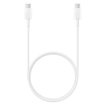 ECOBOX USB Typ-C auf Typ-C Kabel 3A 1m Weiß PD Schnellladen