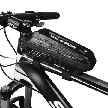WILDMAN E5S Fahrradrahmenkoffer/Gepäckträger Fahrradhalter schwarz/schwarz