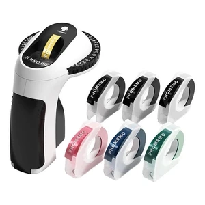 Phomemo E975 Tragbarer Etikettendrucker mit Prägung, Schwarz