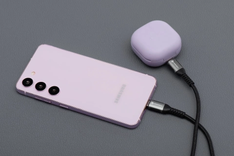 USB-C-auf-USB-C-Kabel Forcell 240 W 5 A PD QC 4.0 Nylon 2 m Laptop Turbo