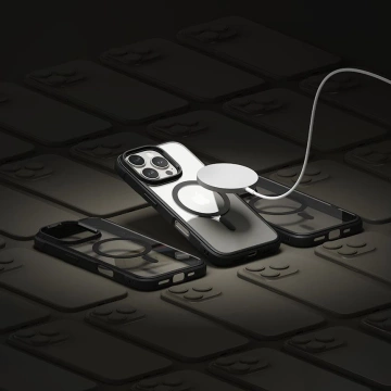 Etui Ringke Fusion Bold Magnetic Magsafe für iPhone 16 Pro Schwarz