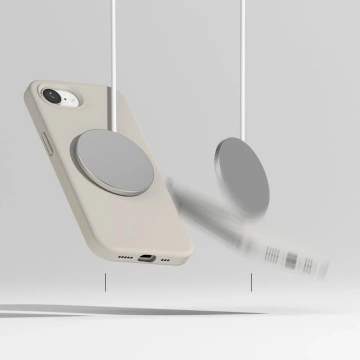Ringke Silicone Magnetic MagSafe für iPhone 16e Stone