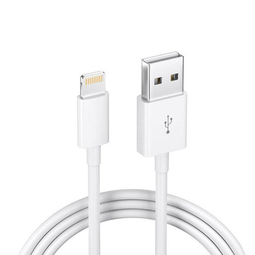 Kabel x2 Set 100 cm Alogy USB-auf-Lightning-Kabel Weiß