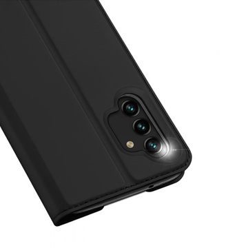Die DuxDucis SkinPro Klapphülle für Samsung Galaxy A13 4G / LTE Schwarz