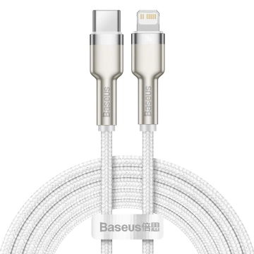 USB-C-zu-Lightning-Kabel Baseus Cafule, PD, 20 W, 2 m (weiß)