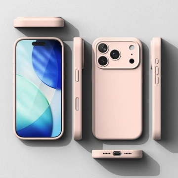 Etui do iPhone 17 Pro Ringke Silicone Magnetic MagSafe Różowe