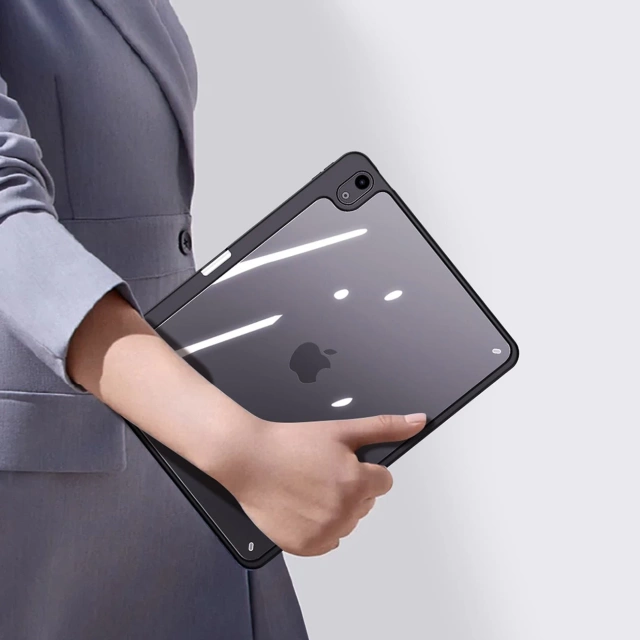 Dux Ducis Magi etui do iPad Air 10.9" 11" 4/5/6 pokrowiec smart cover z podstawką i schowkiem na Apple Pencil czarny