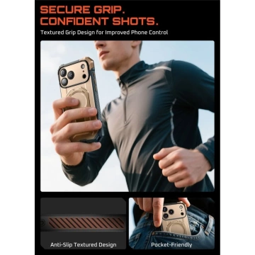 Etui Supcase UB Grip Mag MagSafe do iPhone 17 Pro Max, Desert Gold