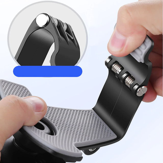 Uchwyt samochodowy do auta Alogy na telefon max 7.2 cali na lusterko kokpit osłonę czarny