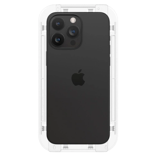 Szkło hartowane Spigen Glas.tR ”Ez Fit” FC 2-pack do Apple iPhone 15 Pro Black