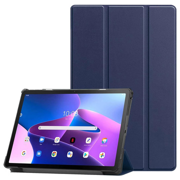 Tablet-Hülle Lenovo Tab M10 FHD Plus 10.6 3 GEN 3RD 3gen 2023 TB-125FU / TB-128FU Hülle Buchcover Marineblaues Glas