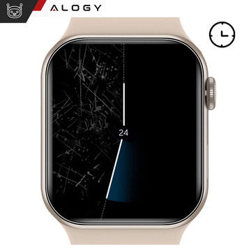2x Alogy Hydrogel Smartwatch-Schutzfolie für Apple Watch 4 5 6 7 8 SE 40/41 mm