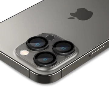 Spigen Optik.tR "EZ FIT" Kameraschutz 2er-Pack für Apple iPhone 14 Pro / 14 Pro Max Schwarz