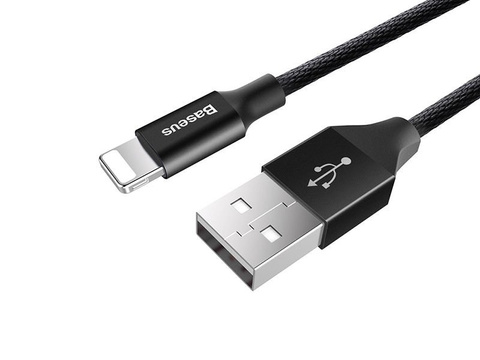 Baseus Oryginalny Kabel Lightning iPhone Yiven 1,2m Schwarz