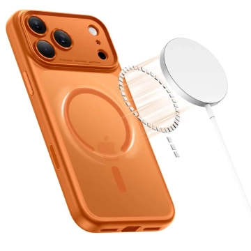 Etui Ochronne do iPhone 17 Pro Tech-Protect MagPeak MagSafe Cosmic Orange