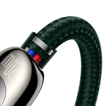 Kabel 1m Baseus USB-C Type C do Lightning Display PD 20W do iPhone Zielony