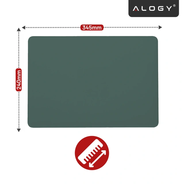 Etui do Apple Macbook Air 15 2023-2025 (M2/M3/M4) – elastyczna, matowa obudowa ochronna, lekka i odporna – Alogy AirGuard™ Zielony