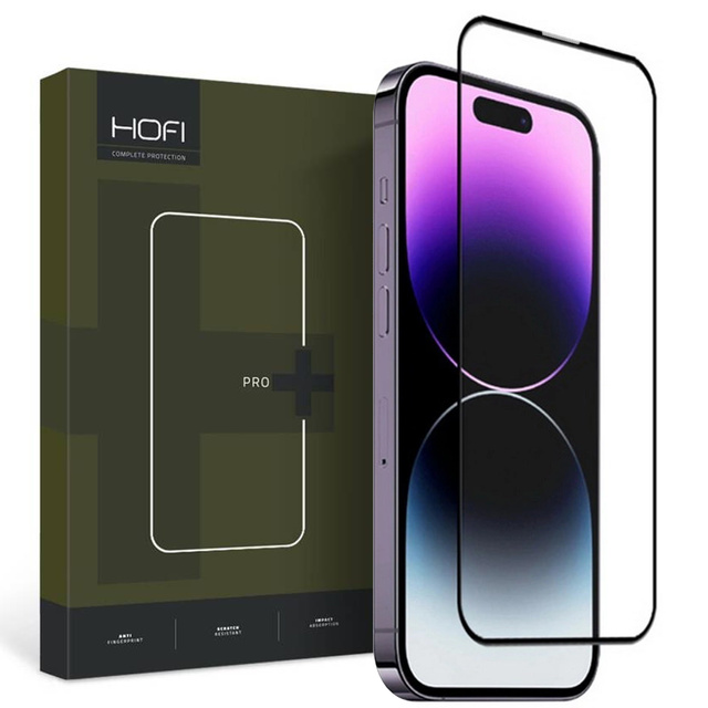 Hofi Glass Pro Panzerglas für Apple iPhone 15 Pro Schwarz