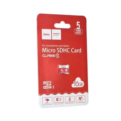 HOCO Karta Pamięci microSD 16GB Class 10 Szybki Odczyt 85MB/s