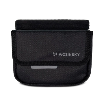Wozinsky Fahrradrahmentasche Fahrradtasche wasserdichte Handyhülle 1,5l Schwarz (WBB26BK)