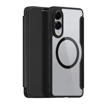 Samsung Galaxy S25 Edge Black Skin X Pro MagSafe Schwarze Hülle
