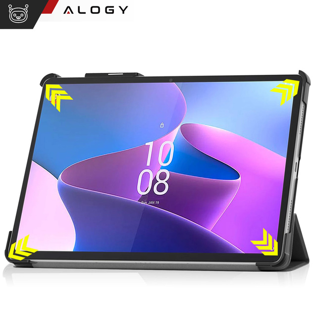 Etui na tablet Lenovo Tab P11 Pro 2 Gen 11.2 TB-132FU TB-132XU obudowa Case Alogy Book Cover Czarne