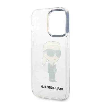 Etui Karl Lagerfeld KLHCP14XHNIKTCT für iPhone 14 Pro Max 6,7" Hardcase Ikonik Karl Lagerfeld transparent