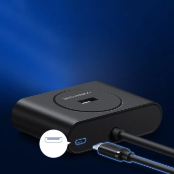 Ugreen HUB 4x USB 3.2 Gen 1 (0,5 m Kabel) schwarz (20290)