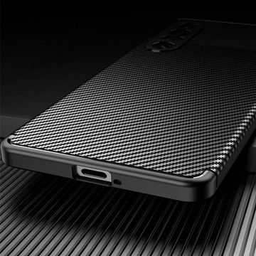 Etui pancerne obudowa Alogy TPU Carbon Case do Sony Xperia 1 IV 2022 Black