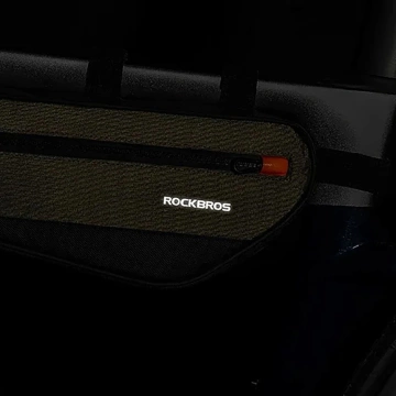 Rockbros 30120079001 Fahrradtasche für 1,7 l Rahmen – Grün und Schwarz