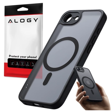 Hülle für Apple iPhone 16 Pro Max Alogy Anti-Shock Hybrid Case für MagSafe Transparent