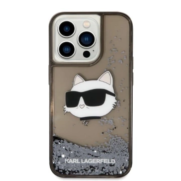 Etui Karl Lagerfeld KLHCP14LLNCHCK für iPhone 14 Pro 6,1" Hardcase Glitter Choupette Head
