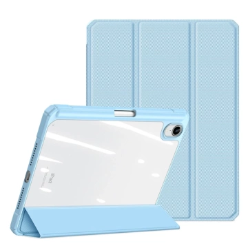 Dux Ducis Toby Armored Flip Smart Case für iPad mini 2021 mit Apple Pencil Holder Blau