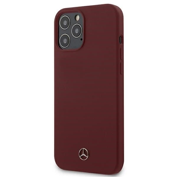 Etui ochronne Mercedes MEHCP12LSILRE do Apple iPhone 12 Pro Max czerwony/red hardcase Silicone Line
