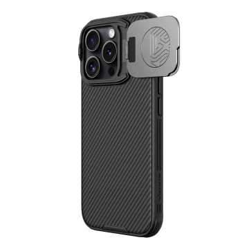 iPhone 16 Pro Max Nillkin CamShield Prop Case mit Ständer Schwarz