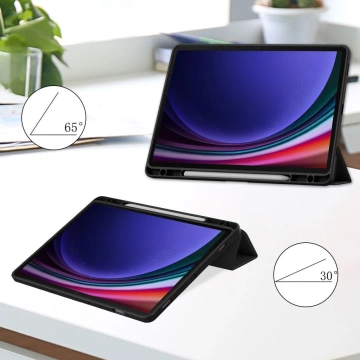 Etui SC Pen Hybrid für Samsung Galaxy Tab S9 FE Plus 12.4 X610 / X616B Schwarz