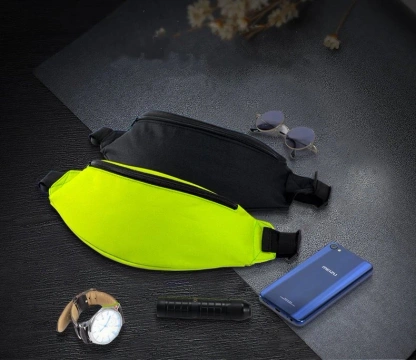 Sachet Laufgürtel Gürteltasche Handytasche Schlüssel Dokumente Geldbörse schwarz