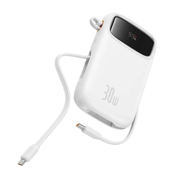 Powerbank Baseus QPow 2 20000mAh 30W 2xUSB-C (weiß)