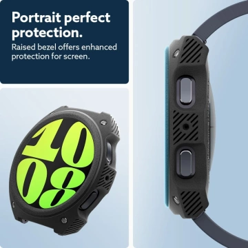 Etui Caseology Vault für Samsung Galaxy Watch 7 (44 mm) Mattschwarz