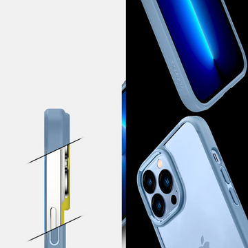 Spigen Ultra Hybrid Hülle für Apple iPhone 13 Pro Sierra Blue Glass