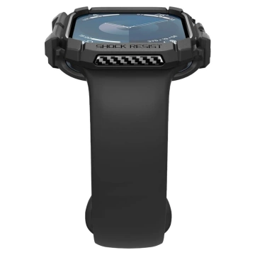 Etui Spigen Rugged Armor „Pro“ für Apple Watch 10 (42 MM) Mattschwarz