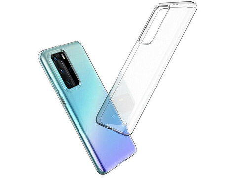 Alogy Silikonhülle Hülle für Huawei P40 Pro transparent
