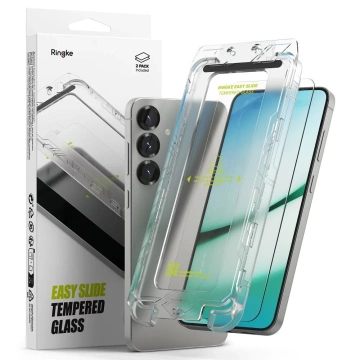 Panzerglas für Samsung Galaxy S25 Ringke Easy Slide 2er-Pack Klar 9H