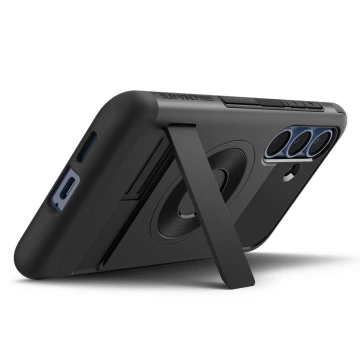 Etui für Samsung Galaxy S25 Schwarz Spigen Slim Armor Mag MagSafe