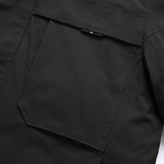 Ogrzewana podgrzewana kurtka elektryczna Unisex rozmiar XL zimowa z kapturem HJ2 Mozos czarna