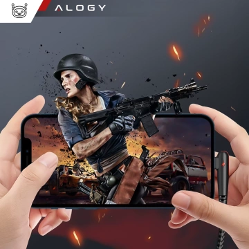 Kabel 100cm typ USB USB-C szybkie ładowanie 120W Alogy A-C mocny 90 stopni z oplotem przewód Czarny