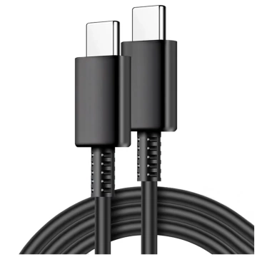 Oryginalny kabel Samsung USB-C do USB-C EP-DW767 do ładowania 1.8m 3A 25W / 45W Czarny
