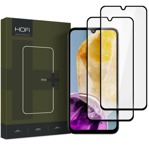 Hofi Glass Pro 2er-Pack gehärtetes Glas für Samsung Galaxy M15 5G Schwarz